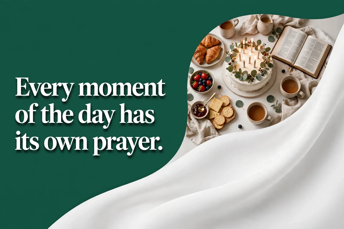 Birthday prayer for events at a glance, a prayer for every moment of the birthday event, from the church thanksgiving to the closing prayer.